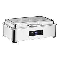 Réchaud alimentaire numérique intelligent pour buffet |   Plat à réchaud hydraulique en acier inoxydable pour hôtels et traiteurs