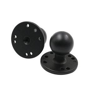 Soporte de bola de 1.5 pulgadas con bases redondas de 2.5 pulgadas con patrón AMPS, placa redonda con bola, adaptador de bola con placa AMPS - Product Image 4