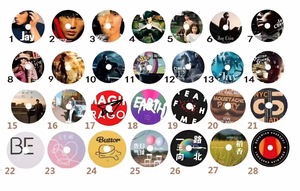 Venta caliente Accesorios automotrices para amantes de la música Regalos Portadas de álbumes personalizadas ambientador de coche clip de ventilación - Product Image 6