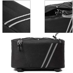 Bolsa de refrigeración para maletero de bicicleta con aislamiento impermeable, bolsa de ciclismo, estante trasero, bolsas para alforjas de bicicleta, cajas - Product Image 3