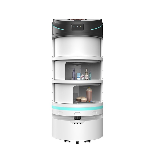 Efficient Autonomous Unmanned Delivery Assist Nurses Food Delivery Service Robot