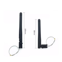 Antenne LoRa à polarisation verticale 108mm 5dBi Gain 868/915MHz avec connecteur RP-/RF Câble RF Pigtail pour IoT