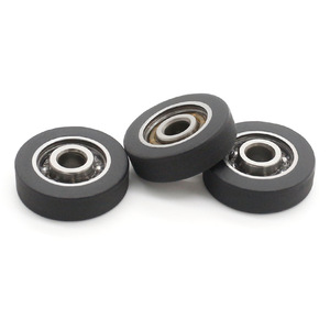 Rodillos de Goma Suave de Poliuretano (PU) TPU 500S, Rodamientos Recubiertos de Plástico, Moldeo por Inyección, 5*22*6.5mm, Fabricante Mayorista - Product Image 1