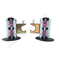 Broche suspendue d'accessoires textiles de bureau, pour fileter des tubes