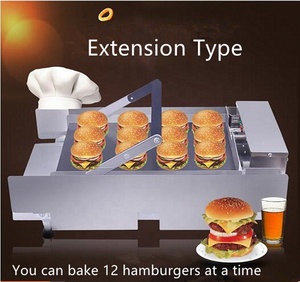 Tostadora de Pan para Hamburguesas de Acero Inoxidable, Máquina Eléctrica de Doble Capa con Calentamiento, Ahorro de Energía, 2KW, Gran Venta - Product Image 6