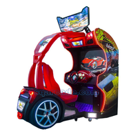 Simulateur de course automobile Cruisin Blast avec écran LCD de 42 pouces, machine de jeu d'arcade à pièces, simulation de course automobile