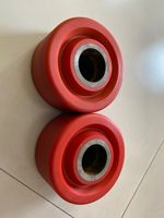 Poulies en plastique de haute précision usinées CNC en Nylon PA6, POM, Acetal Daicel avec roulements, selon votre dessin