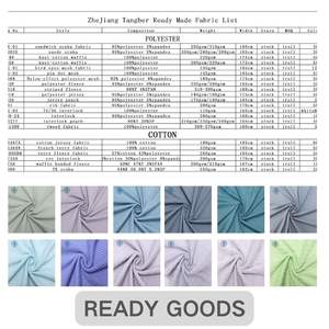 Super Cool Feeling 5*3 FDY Tissu de pull tricoté côtelé 200GSM 165CM Maillot uni extensible respirant pour vêtements décontractés Stock - Product Image 3