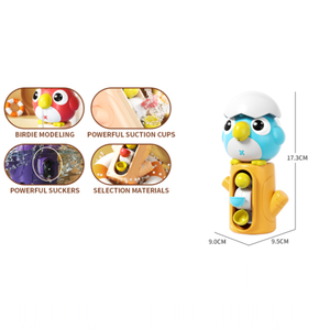 Simpatico uccello Design giocattolo da bagno in plastica con funzione di rotazione unica ruota idraulica doccia Sprinkler per il bagno giocoso del bambino - Product Image 6