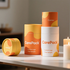 Tùy Chỉnh Quà Tặng & Thủ Công Bao Bì Ống Các Tông Vòng Tái Chế Giấy Handmade Xi Lanh Hộp Cho Nến - Product Image 4