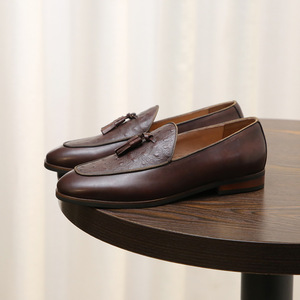 Mocasines con Flecos de Alta Calidad para Otoño, con Aumento de Altura, Zapatos de Cuero para Hombre para Oficina y Carrera Profesional, Diseño Artesanal de Lujo - Product Image 4