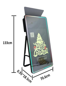 43-Zoll Fotoautomat mit Drucker und Kamera Selfie-Spiegel Fotoautomat Koreanisch für Hochzeiten, Partys und Events - Product Image 4