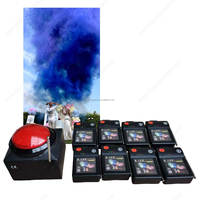 Canon à Confettis et Fumée Rouge à Bouton Poussoir pour Événements et Fêtes, Effet Lumineux Diurne, Révélation du Sexe, Effets Pyrotechniques