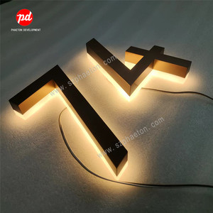 Customade Outdoor Metal Led Backlit Floating <strong>Door</strong> <strong>Name</strong> House Numbers Hotel <strong>Front</strong> Digital Serial Room Number <strong>Plates</strong> - Product Image 5