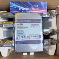 WD140PURZ Disco Duro Mecánico SATA de 14 TB y 7200 RPM, Funcionamiento Continuo 7x24 para NVR, Servidor N.AS, Almacenamiento RAID de Escritorio