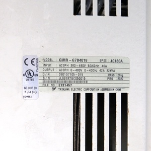 Envío Rápido, Inversor VFD Yaskawa CIMR-G7B4018 Original, Controlador de Motor AC para Sistemas de Control de Automatización Industrial - Product Image 3