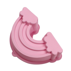 HY แม่พิมพ์สายรุ้งซิลิโคนรุ้งเมฆรูป<span class=keywords><strong>เค้ก</strong></span>ถาดอบ - Product Image 4