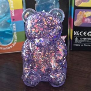 Jouet Squishy Ours Gommeux en TPR Couleur Bonbon avec Logo Personnalisé – Balle Anti-Stress à Rebond Lent, Jouet Sensoriel Doux et Extensible pour Bureau/École/Maison - Product Image 4