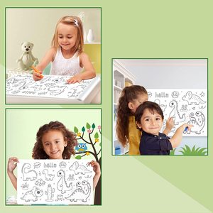 Rotolo <span class=keywords><strong>di</strong></span> Carta Offset Personalizzato per <span class=keywords><strong>Disegni</strong></span> e Graffiti dei Bambini con Logo Personalizzato, Dimensioni 30x300cm - Product Image 4