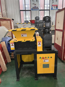 V-EB300 VANER Double Shaft <strong>Shredder</strong> Copper Metal Wood Plastic <strong>Shredder</strong> <strong>Industrial</strong> - Product Image 4