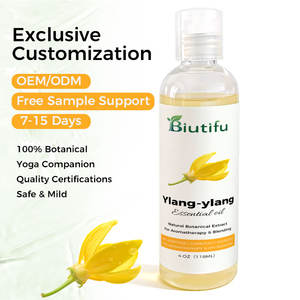 Huile essentielle d'extrait de plante Huile d'ylang-ylang Biologique Non diluée Distillée à la vapeur pour la relaxation Soulagement du stress Ambiance romantique - Product Image 2