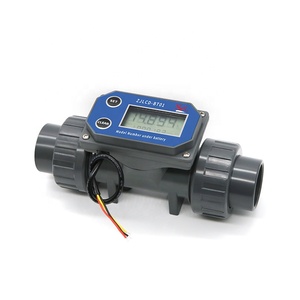 2 inch kỹ thuật số dòng Turbine mét 60-1160gpm PVC Inline lưu lượng kế với LCD hiển thị cho chất lỏng nước truy cập đơn vị qts lít Cube - Product Image 2