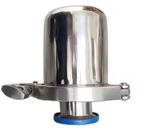 Katup pelepasan udara baja tahan karat sanitasi kualitas tinggi, Respirator sirkulasi untuk sistem higienis & aplikasi kelas makanan - Product Image 1