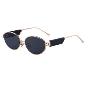 Lunettes de soleil élégantes à monture ovale pour femmes, protection UV400, verres PC, pare-soleil de classe 2, design tendance, origine Taizhou - Product Image 2