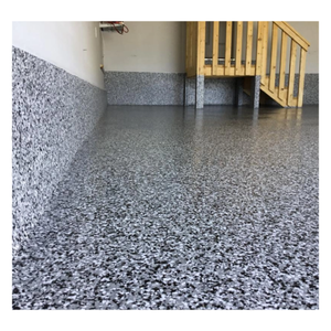 Revêtement de sol époxy autonivelant de sable coloré antidérapant extérieur résistant à l'usure imiter la peinture de marbre planchers d'usine de ménage - Product Image 3