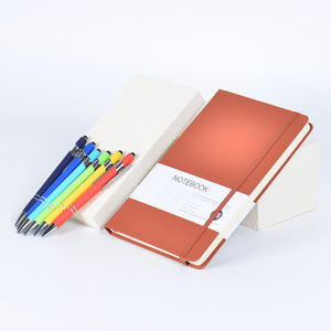 Recomendación Premium A5 Tamaño universal Diseño de bloqueo de color Superficie de PU resistente al desgaste PU Notebook Correa reforzada Pluma lateral - Product Image 3