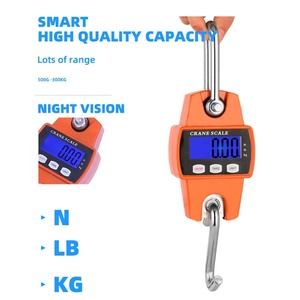300kg Small Portable Hanging <strong>Digital</strong> Crane Game <strong>Scale</strong> for Fishing or Hunting - Product Image 3