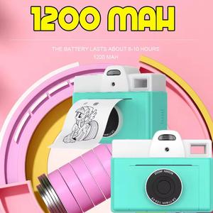 Tendance Nouveaux Enfants Appareil Photo Numérique Imprimante Thermique Instantanée Rétro HD Caméra pour Photographie Photo Impression Vidéo Enfants Caméras - Product Image 3