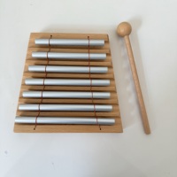 7-Note Aluminum Tone Chimes Bar Percussion Educational Toys for Kids Music Class Rhythm Training Teaching Aid