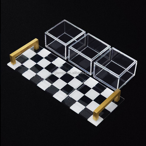 Individuelles Lucite Tray Judaica klassisches Acryl-Tauchbecken-Set - Product Image 3