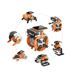 Jinying, Nuevo Diseño, Kits de Experimentos Científicos de Energía Verde para Niños, Bloques de Construcción Creativos DIY, 7 en 1, Juguetes Educativos de Robots Solares - Product Image 1