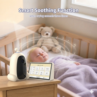 Monitor para Bebés de 2MP con Pantalla Digital de 7 Pulgadas, Resolución 1080p, Audio Bidireccional, Visión Nocturna, Vista Dual, OEM ODM, con Cámara