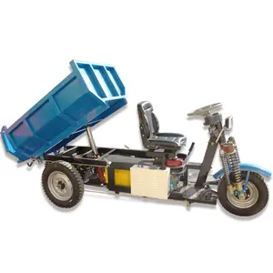 Three Wheel Dump Truck Mini Motorized Concrete Dumper Agricultural Small Tipper Truck Tricycle