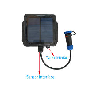 Zonewu ऑनलाइन रियल-टाइम सोलर वायरलेस मल्टी पैरामीटर पानी की गुणवत्ता ph/Ek/turity/orp/cod/amonia आयन/कठोरता मीटर - Product Image 2