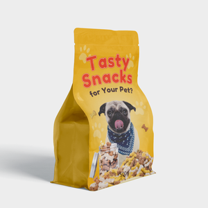 Borsa richiudibile a fondo piatto personalizzata resistente all'umidità real Dog Pet Food Packaging sacchetti di plastica <span class=keywords><strong>cibo</strong></span> per cani da 2.5kg sacchetto da 10kg - Product Image 4