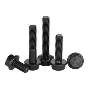 Gb5789 Hex Flange Bolts M5 M8 M10 M12 M14 M16 10.9 Grade Alloy Steel Black Oxide Fully Threaded Standard Use - Product Image 2