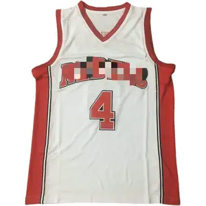 Markdown Sale REBELS Basketball Sportswear 4 Johnson Modern Design With Red/White University Basketball Shirts