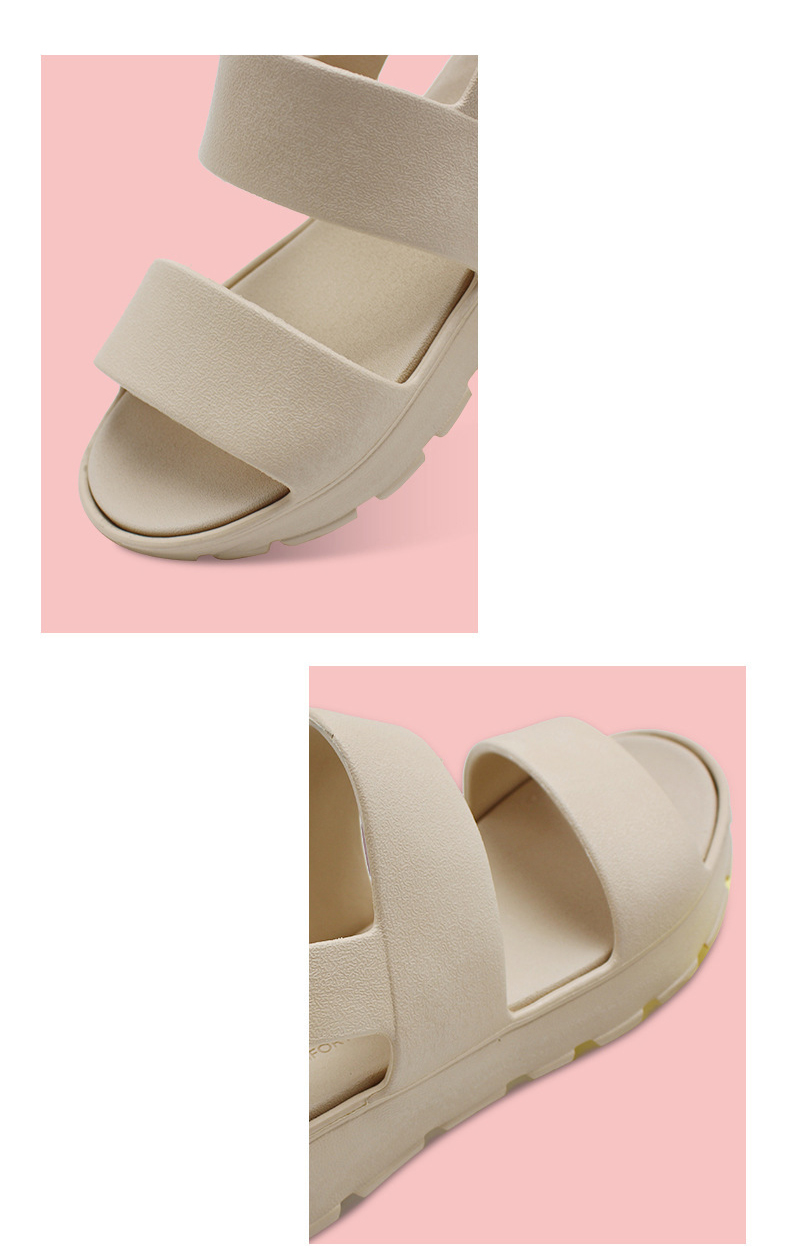 Women's Summer Casual Sandals Platform Open Toe Soft Sole Slippers Sandals