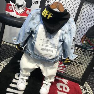 Nouveaux produits tendance pour garçons, nouveaux manteaux longs, pantalons à manches longues, jean, ensembles trois pièces - Product Image 2