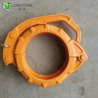 Pièces de rechange de pompe à béton, collier de serrage de tuyau de pompe à béton de 4 pouces pour camion de pompe