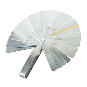 Calibrador de espesores combinado de latón de 75-300 mm para bricolaje, métrico y en pulgadas, de 0.01-1 mm, para inspección de holguras en rieles - Product Image 6