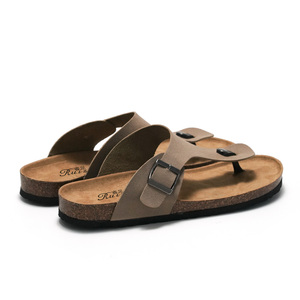 Sandali <span class=keywords><strong>infradito</strong></span> da uomo e da donna con suola in <span class=keywords><strong>sughero</strong></span> estivo Unisex di alta qualità regolabili - Product Image 4