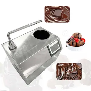 HNOC comercial automático de gotas de chocolate caliente máquina dispensadora de leche 5.5l temperador de chocolate con grifo