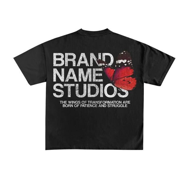 High Quality Custom Print logo Drop Shoulder  t Shirt Heavyweight O-Neck Hip Hop Oversized 100% Cotton Graphic t Shirt