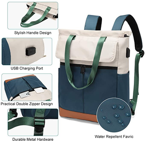 Impermeable bolsas de ordenador portátil Anti <span class=keywords><strong>robo</strong></span> mochila para la escuela mochila con puerto USB - Product Image 3