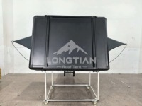 Tente de toit à coque en aluminium 230 x 152 cm, sac complet, coque E-coat, système de fixation scellé, axe neutre, OEM